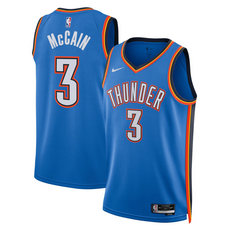 Nike Oklahoma City Thunder #3 Jared McCain Blue NBA jersey