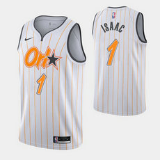 Nike Orlando Magic #1 Jonathan Isaac 2020-21 City With Advertising Authentic Stitched NBA jersey