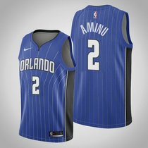 Nike Orlando Magic #2 Al-Farouq Aminu Blue Game Authentic Stitched NBA jersey