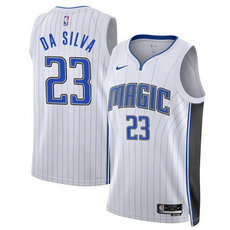 Nike Orlando Magic #23 Tristan Da Silva White 2024 Draft Association Edition Stitched Basketball Jersey