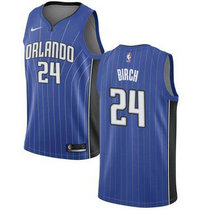 Nike Orlando Magic #24 Khem Birch Blue Game Authentic Stitched NBA jersey
