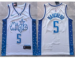 Nike Orlando Magic #5 Paolo Banchero 2025-26 White City NBA jersey