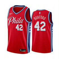 Nike Philadelphia 76ers #42 Al Horford Red Game Authentic Stitched NBA jersey