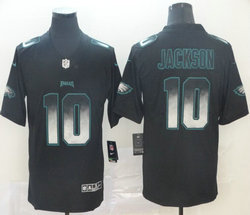Nike Philadelphia Eagles #10 DeSean Jackson Black Smoke Fashion Vapor Untouchable Authentic Stitched NFL jersey