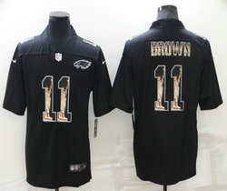 Nike Philadelphia Eagles #11 A. J. Brown The statue of liberty Authentic Stitched NFL Jersey