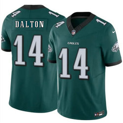 Nike Philadelphia Eagles #14 Andy Dalton Green Authentic Stitched NFL Jersey
