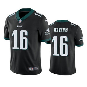Nike Philadelphia Eagles #16 Quez Watkins Black Vapor Untouchable Authentic Stitched NFL Jersey
