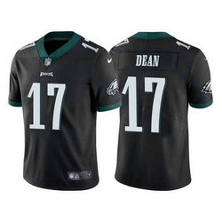 Nike Philadelphia Eagles #17 Nakobe Dean Black Vapor Untouchable Authentic Stitched NFL Jersey