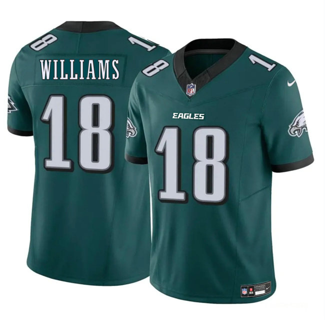 Nike Philadelphia Eagles #18 Avery Williams Green Vapor Untouchable Authentic Stitched NFL Jersey