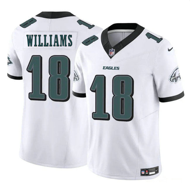 Nike Philadelphia Eagles #18 Avery Williams White Vapor Untouchable Authentic Stitched NFL Jersey