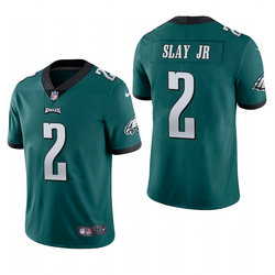Nike Philadelphia Eagles #2 Darius Slay Jr Green Vapor Untouchable Limited Authentic Stitched NFL Jersey