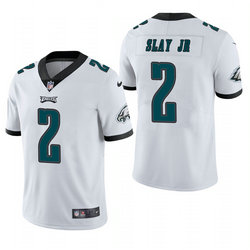 Nike Philadelphia Eagles #2 Darius Slay Jr White Vapor Untouchable Limited Authentic Stitched NFL Jersey