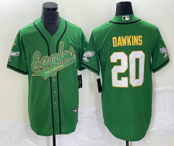 Nike Philadelphia Eagles #20 Brian Dawkins Green Joint 2(II) baseball jersey