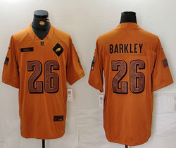 Nike Philadelphia Eagles #26 Saquon Barkley 2023 Brown Salute To Service Authentic Stitched NFL Jersey