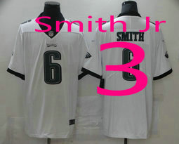 Nike Philadelphia Eagles #3 Nolan Smith Jr White 2021 NFL Draft Vapor Untouchable Limited Jersey