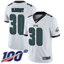 Nike Philadelphia Eagles #30 Corey Clement With NFL 100th Season White Limited Vapor Untouchable Authentic stitched NFL jersey