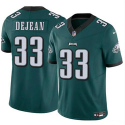 Nike Philadelphia Eagles #33 Cooper DeJean Green 2024 Draft F.U.S.E Football Jersey