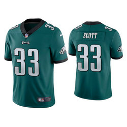 Nike Philadelphia Eagles #33 Josiah Scott Green Vapor Untouchable Authentic stitched NFL jersey