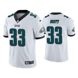 Nike Philadelphia Eagles #33 Josiah Scott White Vapor Untouchable Authentic stitched NFL jersey