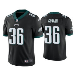 Nike Philadelphia Eagles #36 Tay Gowan Black Vapor Untouchable Authentic stitched NFL jersey