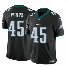 Nike Philadelphia Eagles #45 Devin White Black 2023 F.U.S.E. Football Stitched Jersey