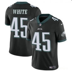 Nike Philadelphia Eagles #45 Devin White Black Vapor Untouchable Football Stitched Jersey