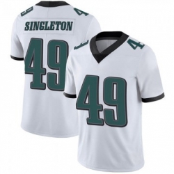 Nike Philadelphia Eagles #49 Alex Singleton White Vapor Untouchable Authentic stitched NFL jersey