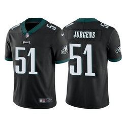 Nike Philadelphia Eagles #51 Cameron Jurgens Black Vapor Untouchable Authentic stitched NFL jersey
