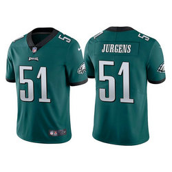 Nike Philadelphia Eagles #51 Cameron Jurgens Green Vapor Untouchable Authentic stitched NFL jersey