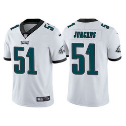 Nike Philadelphia Eagles #51 Cameron Jurgens White Vapor Untouchable Authentic stitched NFL jersey