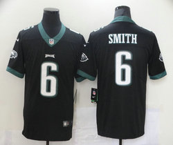 Nike Philadelphia Eagles #6 DeVonta Smith Black 2021 NFL Draft Vapor Untouchable Limited Jersey