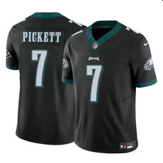 Nike Philadelphia Eagles #7 Kenny Pickett Black 2023 F.U.S.E. Football Stitched Jersey