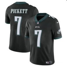 Nike Philadelphia Eagles #7 Kenny Pickett Black Vapor Untouchable Football Stitched Jersey