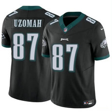 Nike Philadelphia Eagles #87 C.J. Uzomah Black 2023 F.U.S.E. Football Stitched Jersey