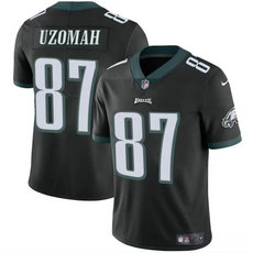 Nike Philadelphia Eagles #87 C.J. Uzomah Black Vapor Untouchable Football Stitched Jersey