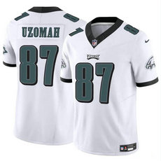 Nike Philadelphia Eagles #87 C.J. Uzomah White 2023 F.U.S.E. Football Stitched Jersey