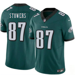 Nike Philadelphia Eagles #87 Eli Stowers Green 2026 Draft Authentic Stitched NFL Jersey