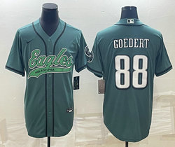 Nike Philadelphia Eagles #88 Dallas Goedert Green Joint Authentic Stitched baseball jersey