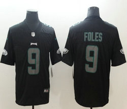 Nike Philadelphia Eagles #9 Nick Foles Black Impact Limited Vapor Untouchable Authentic Stitched NFL jersey