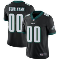 Nike Philadelphia Eagles Customized Black Limited Vapor Untouchable Authentic Stitched NFL Jerseys