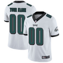 Nike Philadelphia Eagles Customized White Limited Vapor Untouchable Authentic Stitched NFL Jerseys