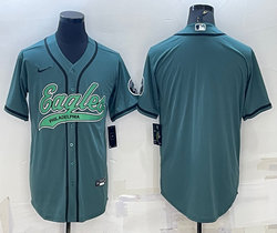 Nike Philadelphia Eagles Green Joint adults Authentic Stitched baseball jersey