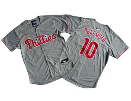 Nike Philadelphia Phillies #10 J.T. Realmuto Limited Authentic Stitched MLB Jersey
