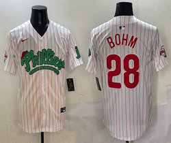 Nike Philadelphia Phillies #28 Alec Bohm White 4(IV) Joint Stitched MLB Jersey