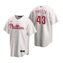 Nike Philadelphia Phillies #43 Nick Pivetta White Game Authentic Stitched MLB Jersey