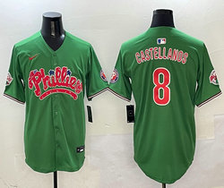 Nike Philadelphia Phillies #8 Nick Castellanos Green 4(IV) Joint Stitched MLB Jersey
