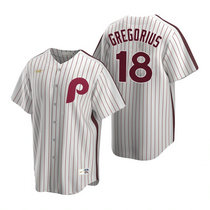 Nike Philadelphia Phillies White Cooperstown Collection Light Blue Game MLB Jersey