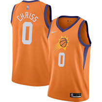 Nike Phoenix Suns #0 Marquese Chriss Orange Game Authentic Stitched NBA jersey