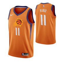 Nike Phoenix Suns #11 Ricky Rubio Orange Game Authentic Stitched NBA jersey