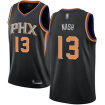 Nike Phoenix Suns #13 Steve Nash Black Game Authentic Stitched NBA jersey